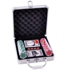 Покерный набор 100 фишек в чемодане